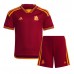 Baby Fußballbekleidung AS Roma Paulo Dybala #21 Heimtrikot 2023-24 Kurzarm (+ kurze hosen)
